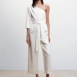 Asymmetric long jumpsuit